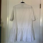 Addison Bay  White Cotton Ruffle Sleeve Dress Womens New XS White Photo 6