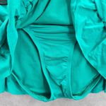 Apt. 9  Green Mini Ruffle Stretch Ruched Skort Swimwear Plus 16 Photo 2