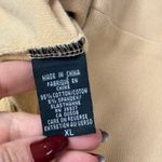 Jean de Marithé + François Girbaud Tan Graphic Y2K Scoop Neck Stretch Shirtdress Yellow Size XL Photo 6