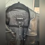 EXPRESS Women's Black Faux Leather Jacket Photo 1