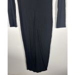 Poetry Women’s Long Sleeve Deep V Neck High Slit Long Tunic Top Dress Size Small Photo 1