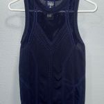 Athleta  Blue Fitted Sleeveless Tank Top Photo 0