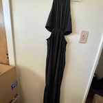 A.L.C. Nwot Libra Maxi Dress 6 Small Black Halter Cutout A-Line Formal Photo 3