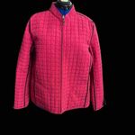 NAPA VALLEY Pink &‎ Black Zipper Quilted Style Jacket Size XL Photo 1