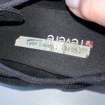 Revere Lyon Snakeskin Embossed Shimmery Sneaker Black Size 8 Photo 8