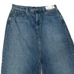 Uniqlo NEW  Long A-Line Denim Skirt Cottagcore Fall Holiday Pumpkin Patch Size 6 Photo 2