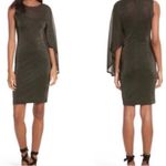 Ted Baker NWT London Monyca Glitter One Sleeve Knee Length Dress 0 (XXS) Black Photo 1