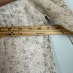 Giusy Top Women's Large Beige Floral 100% Silk Blouse‎ Dainty Cottage Feminine Photo 7