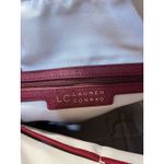 LC Lauren Conrad  Backpack Shoulder Bag Purse Vegan Pebbled Leather Red Medium Photo 8