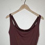 SKIMS stretch cotton ribbed garnet tank top body suit size 3X Photo 3