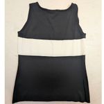 Calvin Klein  Stripe Knit Tank Top – Women's L Black White Rayon Nylon Photo 7