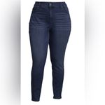 Terra & Sky Womens Jeans Size 22W Petite High Rise Skinny Jeans Distressed New Photo 3