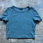 ZARA Blue  Basic Baby Tee Photo 0