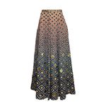 Anthropologie GEISHA DESIGNS x  Hybrid Diamond Maxi Skirt, Multicolor, Small Photo 7
