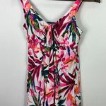 Bal Harbour Swimdress Women Size 10 Pink Tropical Floral Adjustable Resort Cruis Photo 0