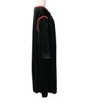 VINTAGE GILEAD Velvet Maxi Nightgown Black Size L Photo 5