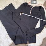 House Of CB Cashmere Knit Maxi Sweater Dress S - Charcoal Grey Photo 2