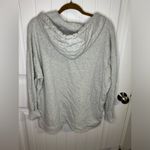 Aerie 1/4 Button Gray Hoodie Photo 5