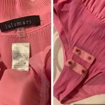 Lulumari Accordion bodysuit blouse pink size M Photo 3