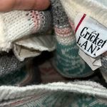 VINTAGE Cricket Lane women's medium pullover sweater shoulder pads metallic grey Pink Photo 7