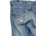 American Eagle Hipster Acid Wash Distressed Flare Leg Jeans Photo 5