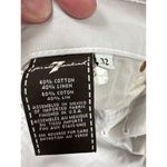 7 For All Mankind Seven womens tan wide leg jeans pants 32 SKU 7420 Photo 6