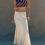 Free People  Mermaid Linen Blend Maxi Skirt. Size S. MSRP $78 Photo 2