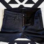 joe's jeans The Skinny Jeans in Coated Black Size 28 Photo 11