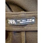 ZARA  Professional Straight Pencil Fitted Midi Stretch Skirt Back Slit L Black Photo 6