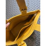 Coach Vintage ‎ SOHO Waverly Buckle Bag Leather 4133 Yellow Chamois Hand Bag Photo 9