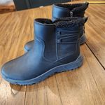 Eddie Bauer  Warm Lined Cushioned Siren Winter Boot Black Rubber Sz 9 New Photo 5