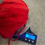 SheIn XS Skort Dress, Mini Bodycon Red Lace Dress, Deep V, Open Back, Rhinestone Photo 10