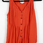 Anthropologie  Maeve Women's Sleeveless‎ Tank Top Orange Sz 6 Photo 0