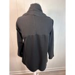 Drew  Black Long Sleeve Fleece Lined Long Sleeve Waterfall Cardigan Size XS Photo 4