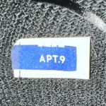 Apt. 9  adorable black sweater wrap with ruffled hem and toggle button design Photo 5