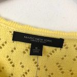 Marc New York NEW NWT Bright Yellow Sweater Cropped Cottagecore Boho 100% Cotton Photo 4