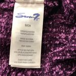 Seven7 Chenille Purple Sweater Size Small Photo 10