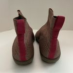 Naot Bootie Boot Sock Koretake Knit Vegan Comfort Stone Brown Melange Burgundy Red Size 10 Photo 4