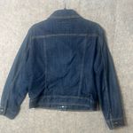 The Limited  Woman Size Large Dark Blue Denim Jean Jacket Photo 6