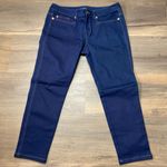 St. John  Women’s Jennifer Dark Washed High Waisted Denim Jeans Size 6 Photo 12