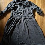 Boden Collared Olive Green Dress with Long Sleeves, Size 16 Photo 0