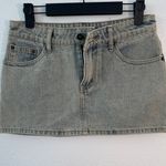 Edikted  Light Blue Denim Mini Skirt Photo 8
