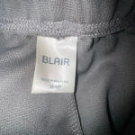 Blair  women’s Plus‎ Size Cropped Pleated Grey Pull-On Pants Size 18WP Photo 4