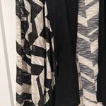 Bar III Geometric Black and Cream Women's Sweater Photo 0