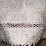 H&M Eyelet Crochet Mini Skirt Cream Off White Size 8 New Photo 2