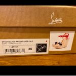 Christian Louboutin  Tricolor Patent Leather 120 Spachica Espadrille Photo 2