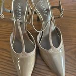 Lauren Ralph Lauren Tan Slingback Heels 7 1/2 Size 7.5 Photo 1