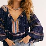 Free People Talia Embroidered Blouse Photo 1