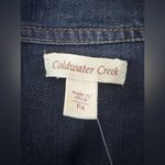 Coldwater Creek  Dark Blue Jean Jacket 🤎 Photo 4