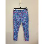 Vineyard Vines  Performance Leggings‎ Blue Pink Whale Print Activewear Womens Photo 3